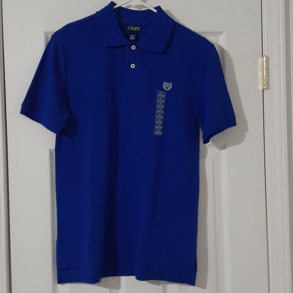 Blue chaps dress shirt